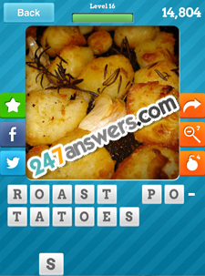Close Up Food Answers Level 16