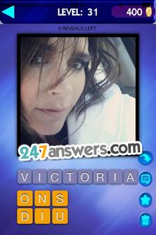 Guess the Amazing Celebrities Selfies Answers Level 31-40