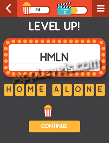 Hollywood Quiz Game Answers Level 2