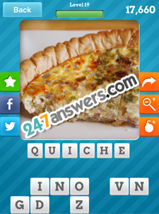 Close Up Food Answers Level 19