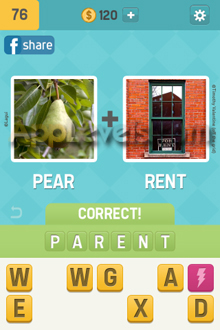 Pictoword Answers Level 76-100